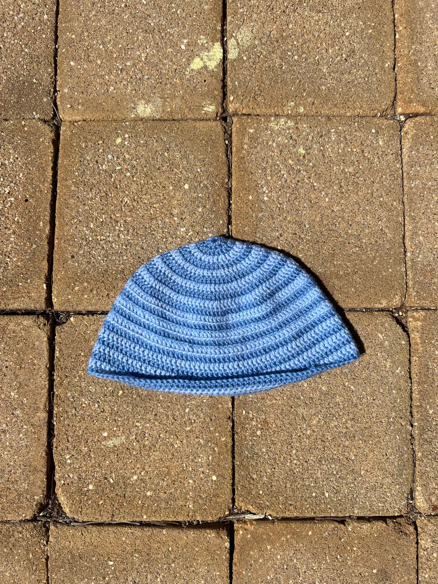 Skull Cap Beanie: Sky Blue